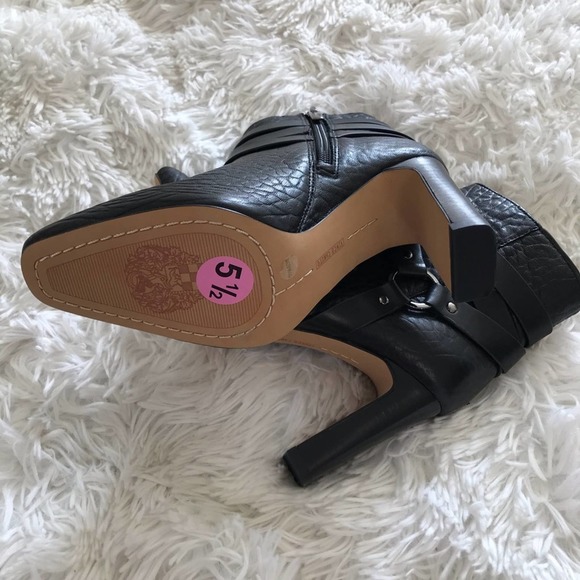 Vince Camuto Sestina Harness Leather Booties - Picture 9 of 10